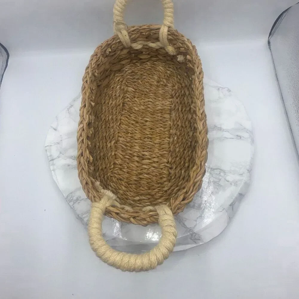 KORISSA Savar Oval Bread Basket-NWT